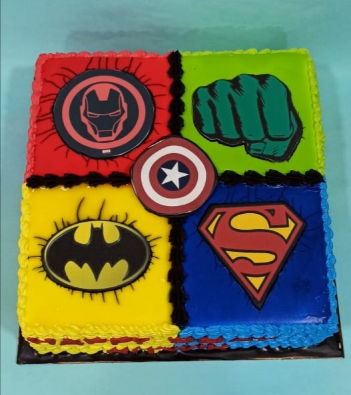 Avenger Fondant Theme Cake Delivery Chennai, Order Cake Online Chennai, Cake  Home Delivery, Send Cake as Gift by Dona Cakes World, Online Shopping India