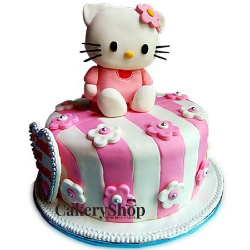 Pink Baby on Top Cake