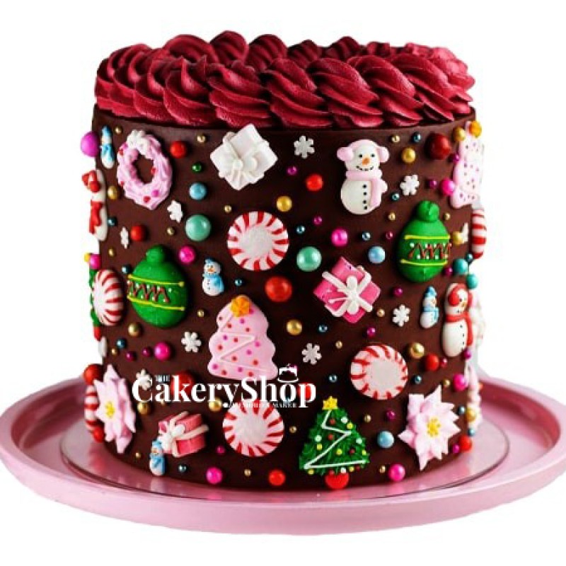 gift box present with sweet cake vector illustration design Stock Vector  Image & Art - Alamy