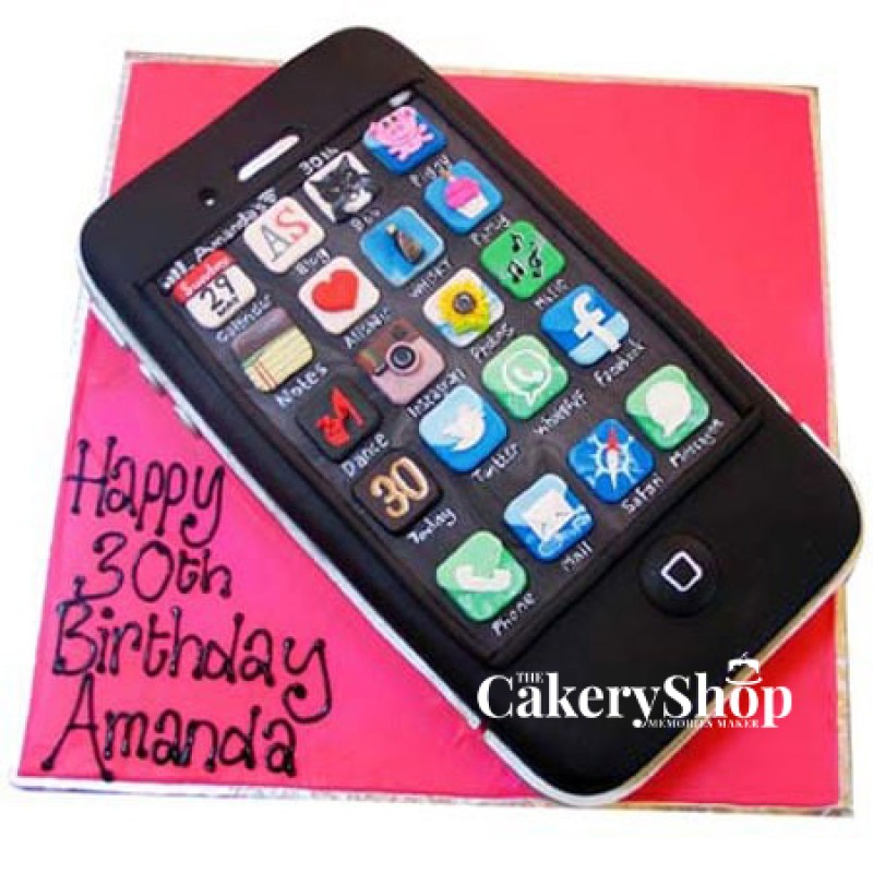 Smartphone Cake Half kg. Buy ?¨Smartphone Cake online - WarmOven