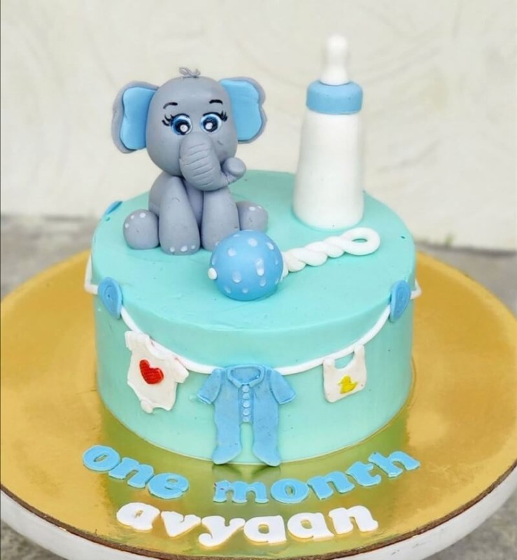 Kakaswa One Month Cake Toppers For Baby, Baby Boy & Girl 1st Birthday  Celebration Decorations, Baby Shower Party Decor Supplies, Blue price in  Dubai, UAE | Compare Prices