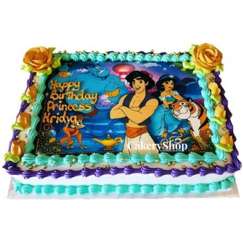 Aladdin Photo Cake