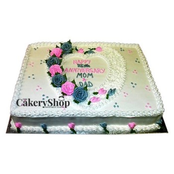 Anniversary Flower Cake