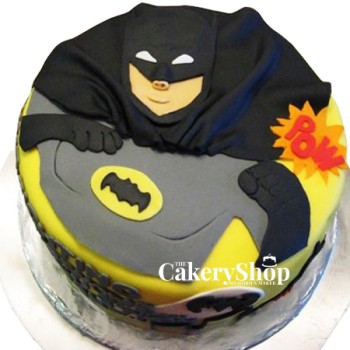 Batman Theme Fondant Cake Delivery In Delhi NCR