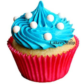 Blue Coffee Cupcakes
