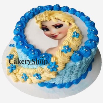 Frozen Princess Photo Cake