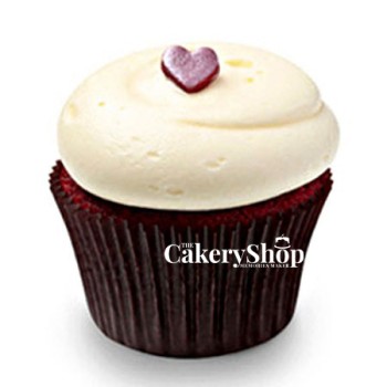 Heart Red Velvet Cupcakes