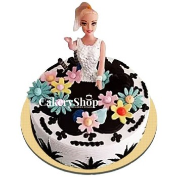 Get Lovely Babydoll Cake Online | The Cakery Shop | Free Home Delivery