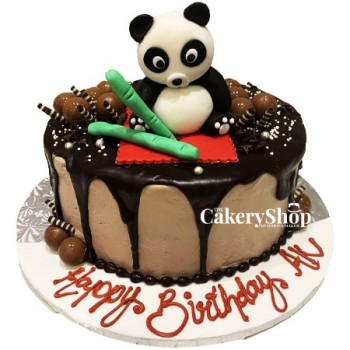 Panda Chocolate Birthday Cake