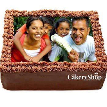 Sinful Custom Chocolate Photo cake